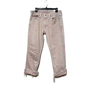 Levi's 511 W33/L30 Pink Rose Ragged Out & Comfy!!